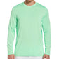 Camisa de golfe masculina com proteção solar e mídia mista PGA Tour, verde, tamanho médio