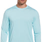 Camisa de golfe masculina com proteção solar e mídia mista PGA Tour, azul, tamanho grande