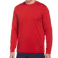 Camisa de golfe masculina com proteção solar e mídia mista PGA Tour, vermelha, tamanho XX-G