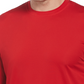 Camisa de golfe masculina com proteção solar e mídia mista PGA Tour, vermelha, tamanho XX-G