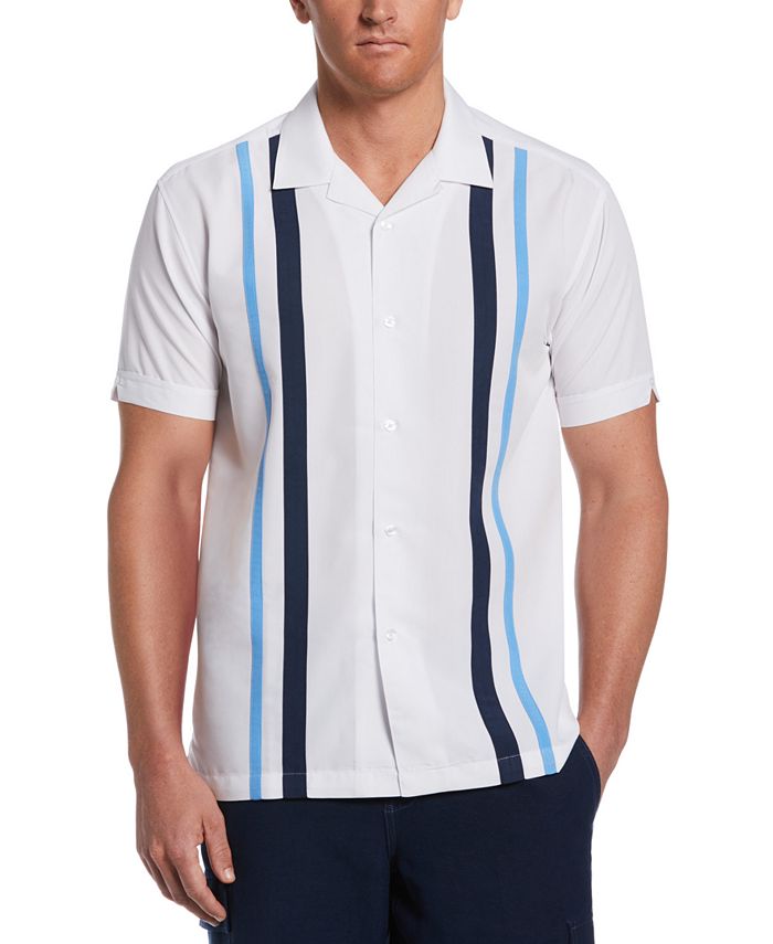 Camisa Camp Tricolor Masculina Cubavera Branca Tamanho XX-G