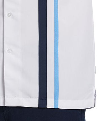 Camisa Camp Tricolor Masculina Cubavera Branca Tamanho XX-G