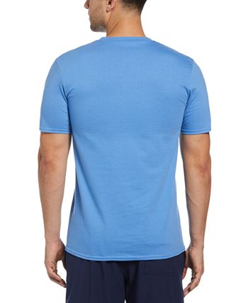 Camiseta masculina estampada Havana Cubavera, azul, tamanho grande