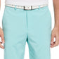 Shorts de golfe masculino mesclado com frente lisa PGA Tour, azul, tamanho 40