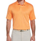 Camisa polo de golfe com textura de tinta espacial masculina PGA Tour laranja tamanho pequeno