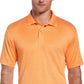 Camisa polo de golfe com textura de tinta espacial masculina PGA Tour laranja tamanho XX-G