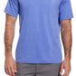 Camiseta de golfe masculina PGA Tour Performance, azul, tamanho grande