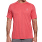 Camiseta de golfe masculina PGA Tour Performance rosa tamanho extragrande