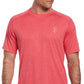 Camiseta de golfe masculina PGA Tour Performance rosa tamanho XX-G