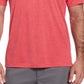 Camiseta de golfe masculina PGA Tour Performance rosa tamanho XX-G