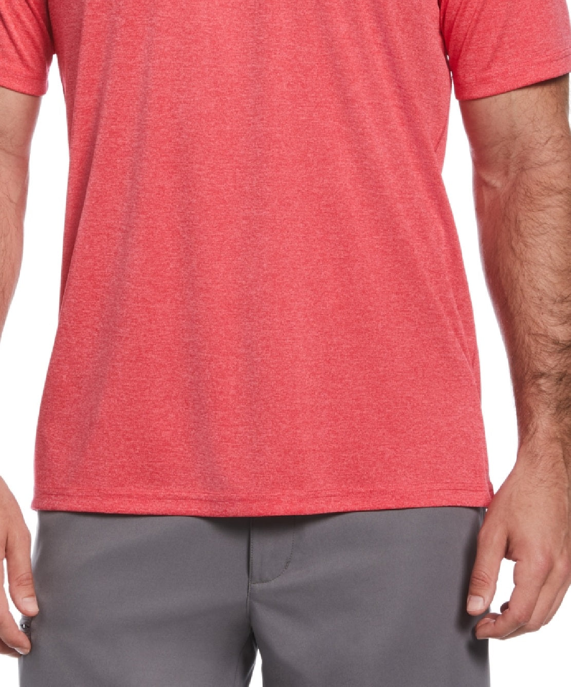Camiseta de golfe masculina PGA Tour Performance rosa tamanho XX-G