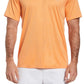 Camiseta de golfe masculina PGA Tour Performance laranja tamanho médio