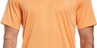 Camiseta de golfe masculina PGA Tour Performance laranja tamanho extragrande