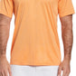 Camiseta de golfe masculina PGA Tour Performance laranja tamanho XX-G