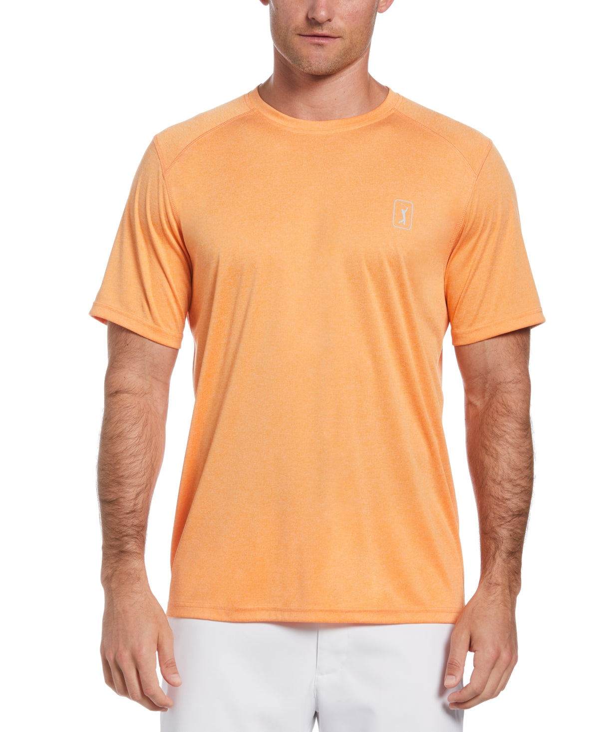 Camiseta de golfe masculina PGA Tour Performance laranja tamanho XX-G