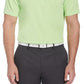 Polo de golfe Airflux masculino PGA Tour verde tamanho médio