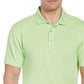 Polo de golfe Airflux masculino PGA Tour verde tamanho extragrande