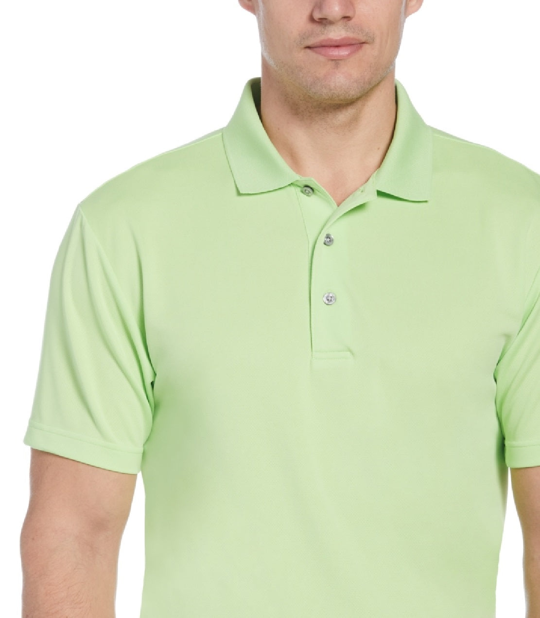 Polo de golfe Airflux masculino PGA Tour verde tamanho extragrande