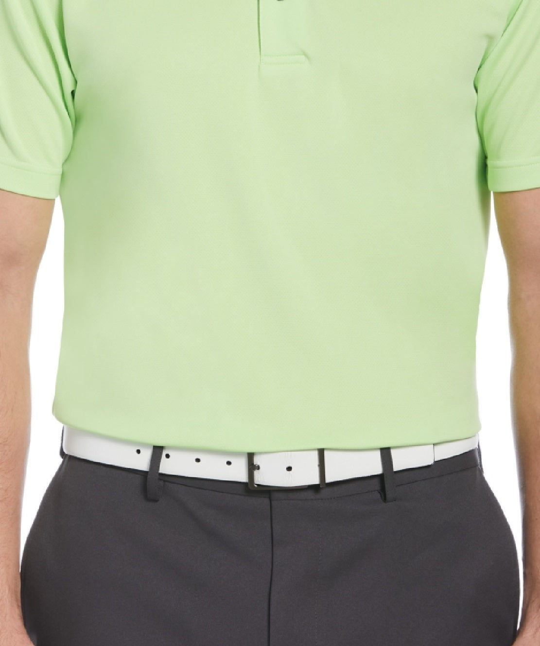 Polo de golfe Airflux masculino PGA Tour verde tamanho extragrande