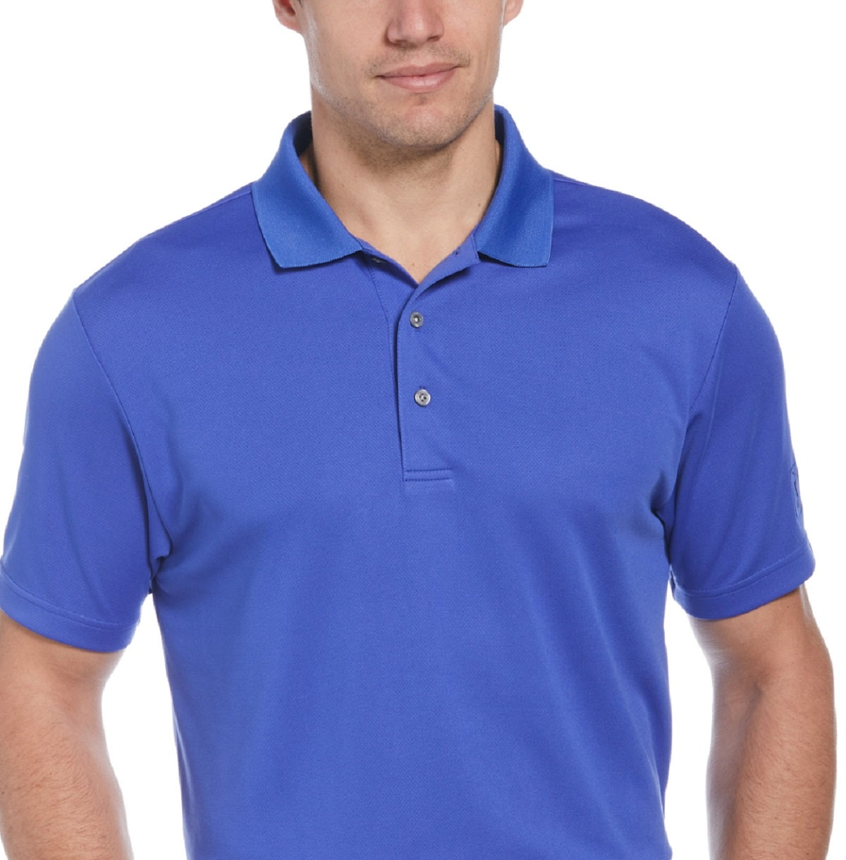 Polo de golfe Airflux masculino PGA Tour azul tamanho pequeno