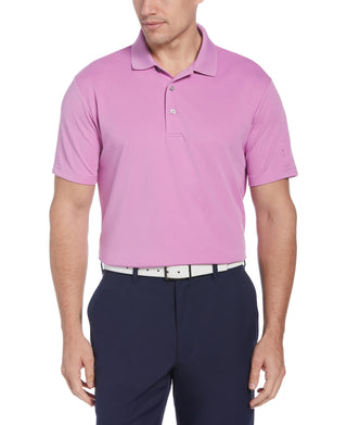 Polo de golfe Airflux masculino PGA Tour roxo tamanho grande