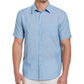 Camisa de viagem Tanner masculina Cubavera azul tamanho XX-G