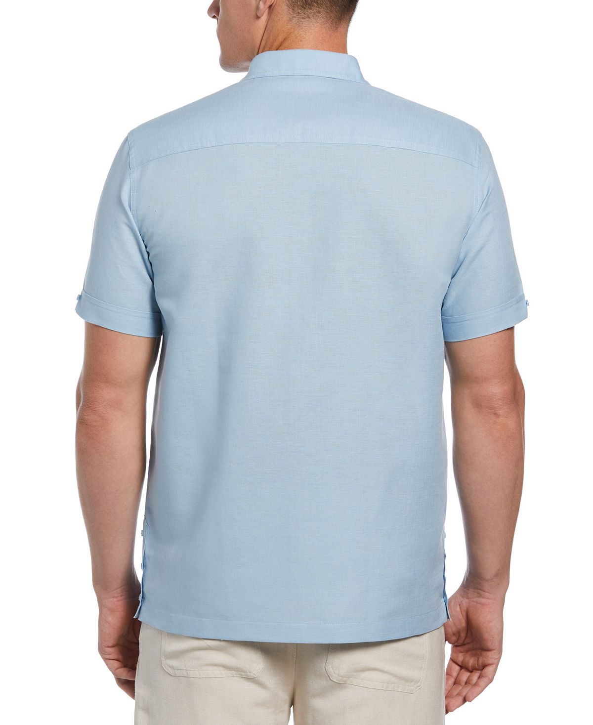 Camisa Guayabera Masculina Cubavera Azul Tamanho XX-G