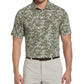 Camisa polo de golfe masculina com estampa camuflada floral distorcida e manga curta, tamanho XX-G, verde, PGA Tour