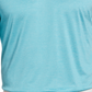 Camisa polo de golfe com textura de tinta espacial masculina PGA Tour, azul, tamanho médio