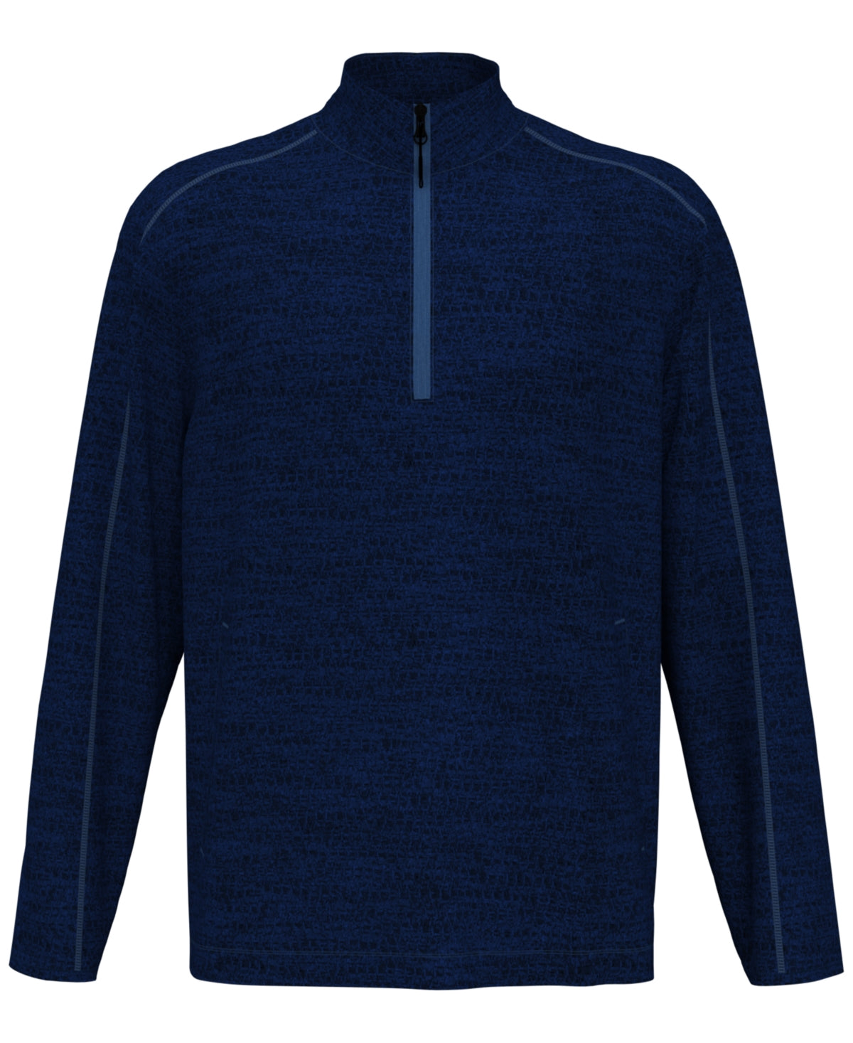 Suéter de lã texturizada com absorção de umidade masculino PGA Tour, azul, tamanho extragrande