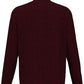 Suéter de lã texturizada com absorção de umidade PGA Tour masculino, tamanho médio, vermelho, com zíper 1/4