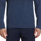 Suéter de golfe leve com zíper 1/4 repelente de água masculino PGA Tour, azul, tamanho extragrande