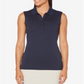 Camisa polo de golfe sem mangas feminina Callaway, azul, tamanho extragrande