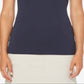 Camisa polo de golfe sem mangas feminina Callaway, azul, tamanho extragrande