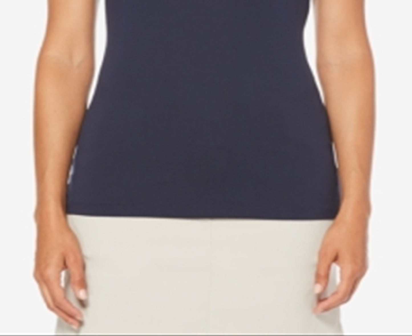 Camisa polo de golfe sem mangas feminina Callaway, azul, tamanho extragrande