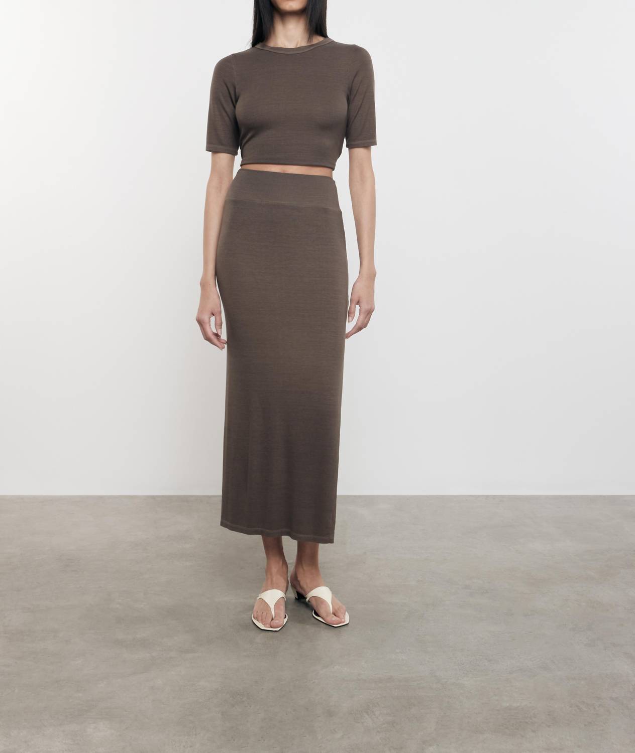 Enza Costa - STRETCH SILK KNIT ESSENTIAL SKIRT