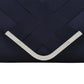Bolsa envelope estruturada Teagan Crisscross feminina La Regale, azul, tamanho regular