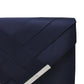 Bolsa envelope estruturada Teagan Crisscross feminina La Regale, azul, tamanho regular