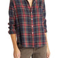 Frank & Eileen Eileen Plaid Cotton Button-Up Shirt in Black Red, Size Medium