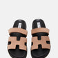 Steve Madden - Women's Mayven Leather Flatform Slides
