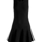 Alice + Olivia - Kimi Side Stripe Mini Dress