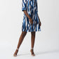 Joseph Ribkoff - Abstract Poplin Trapeze Dress