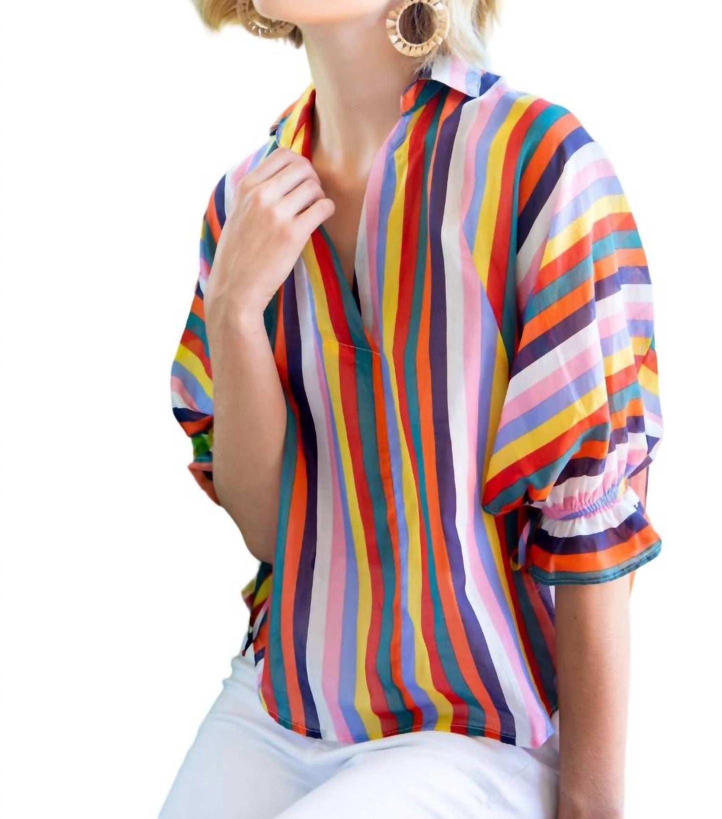 Eva Franco - Alejandra Striped Top