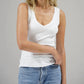 Lna - V-neck Slim Ribbed Tank Top