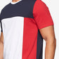 Camiseta Tommy Hilfiger Masculina Modern Essentials Colorblocked Algodão Azul Tamanho XX-G
