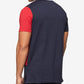Camiseta Tommy Hilfiger Masculina Modern Essentials Colorblocked Algodão Azul Tamanho XX-G