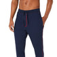 Calça de moletom térmica masculina Tommy Hilfiger, azul, tamanho médio