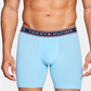 Cuecas boxer masculinas Tommy Hilfiger de algodão elástico, pacote com 3, tamanho XX-G, azul