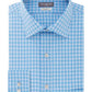 Camisa social masculina Van Heusen xadrez regular ajuste azul tamanho 2XL