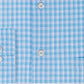 Camisa social masculina Van Heusen xadrez regular ajuste azul tamanho 2XL